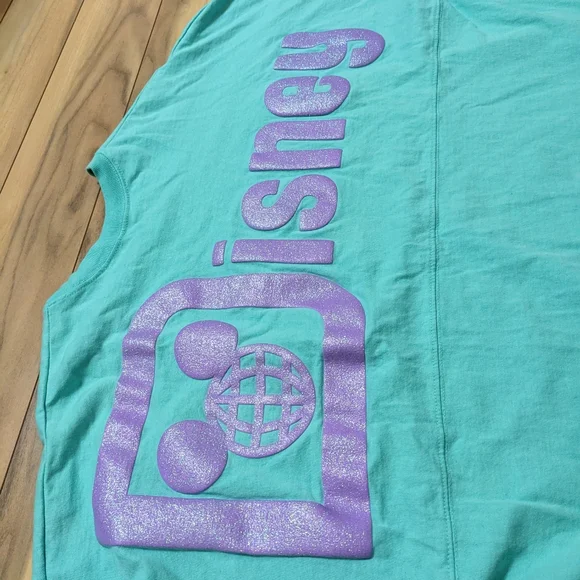 EUC! Walt Disney World Spirit Jersey Blue And Purple Ariel Theme Adult XL - Picture 3 of 13